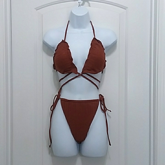Bronze Bikini Bathing Suit - Picture 1 of 7